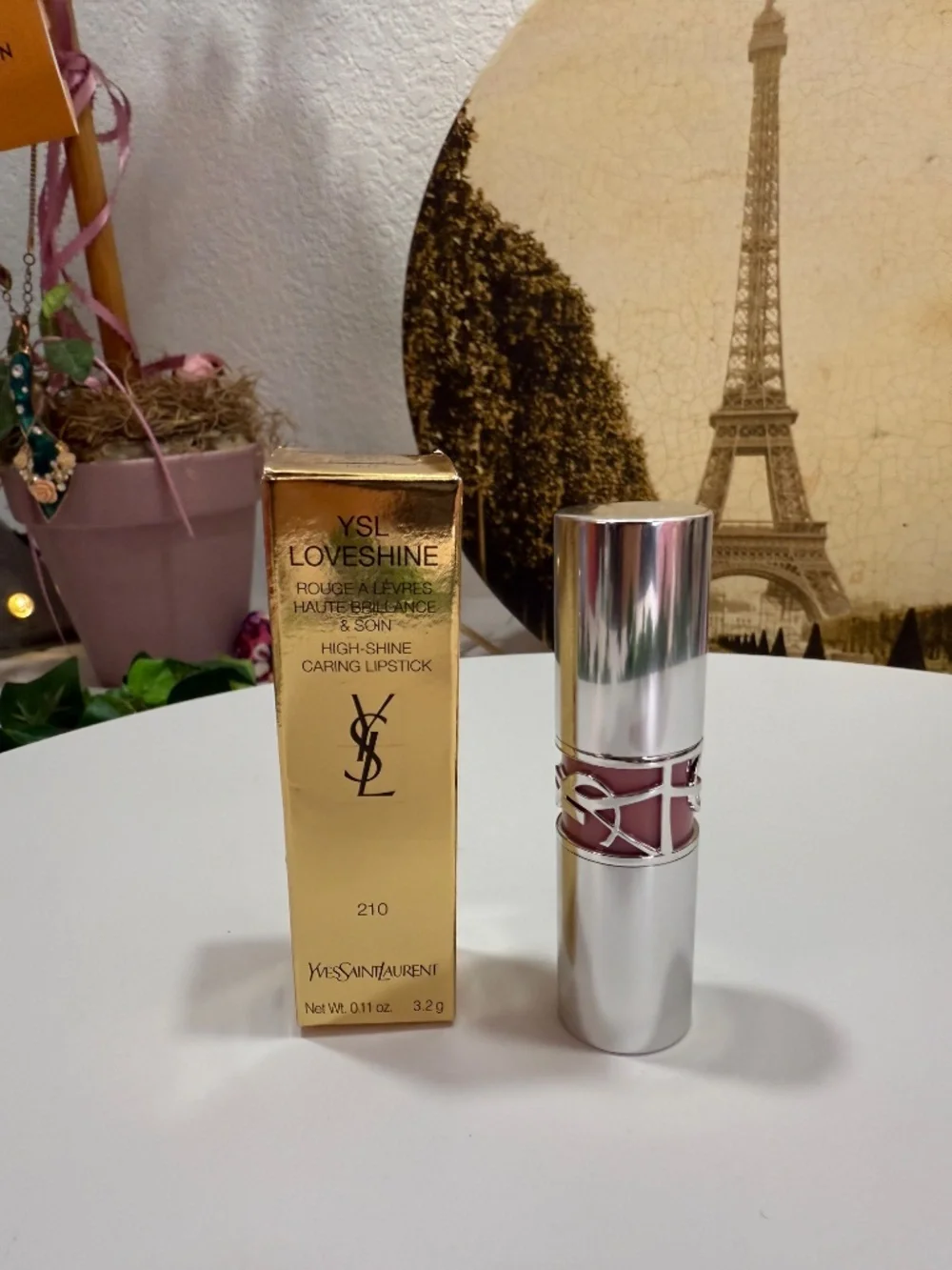 GORGEOUS NWB-YSL LOVESHINE HIGH SHINE CARING LIPSTICK! (MADE IN FRANCE)